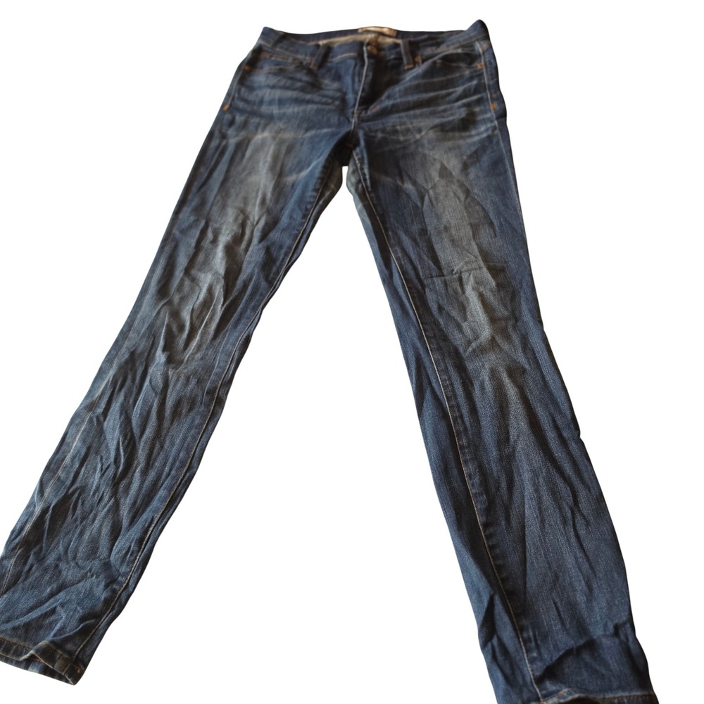 Madewell High Riser Skinny Jeans Dark Wash Denim Size 27 A5698